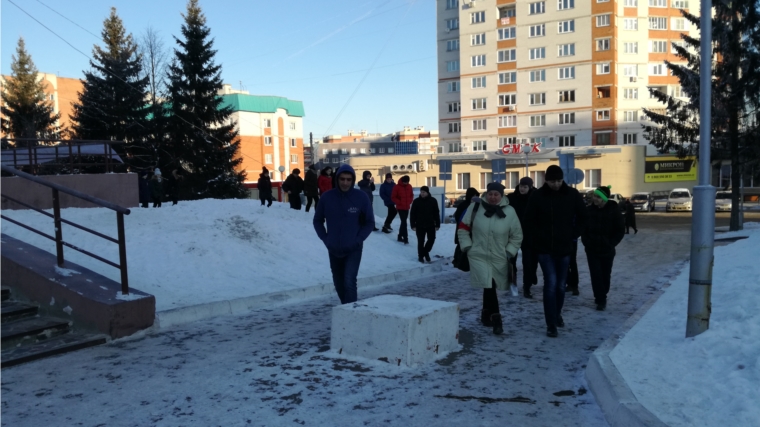 Плановая тренировка в ДК «Салют»