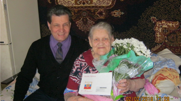 Ветеран Великой Отечественной войны Екатерина Масолова отмечает свой 90-летний юбилей