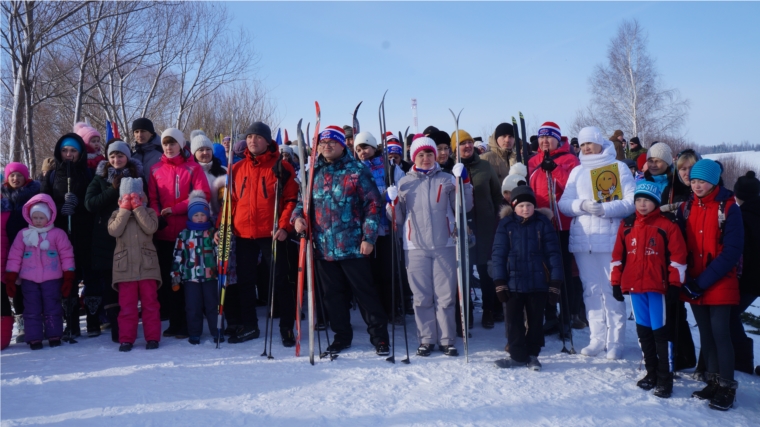 В Аликовском районе состоялся спортивный праздник «Лыжня России – 2018»