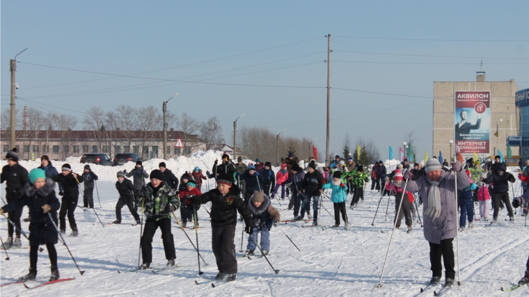 В Козловском районе стартовала массовая лыжная гонка &quot;Лыжня России 2018&quot; в поддержку российских спортсменов, которые выступают в корейском Пхёнчхане