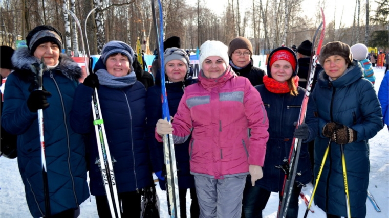 Коллектив библиотечной системы города Шумерля присоединился к «Лыжне России - 2018»