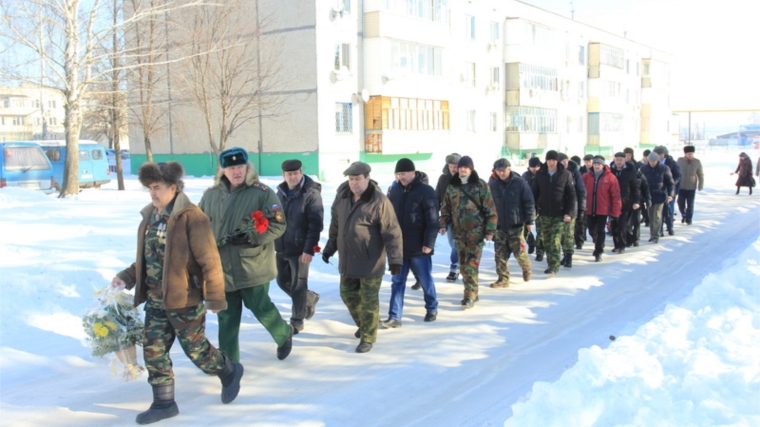 В Чебоксарском районе прошли мероприятия, посвященные выводу войск из Республики Афганистан