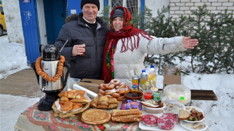 Жители Алатырского района приняли активное участие в праздновании Масленицы