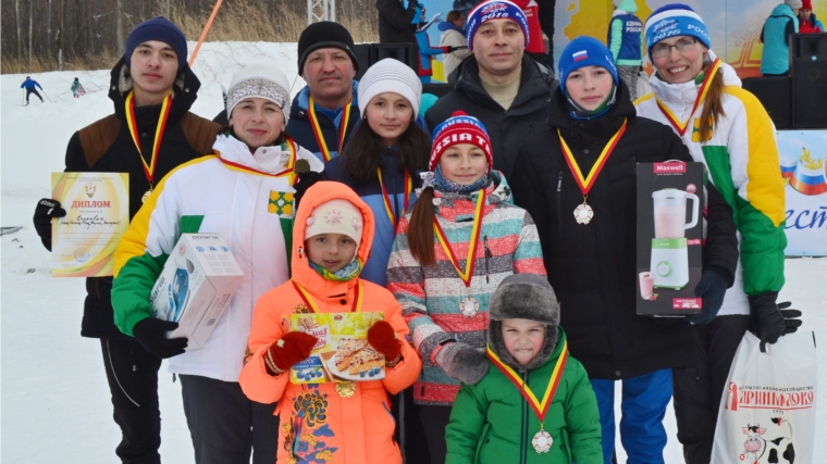 Две семьи Канашского района – призеры республиканских соревнований по лыжным гонкам на призы Главы Чувашии Михаила Игнатьева