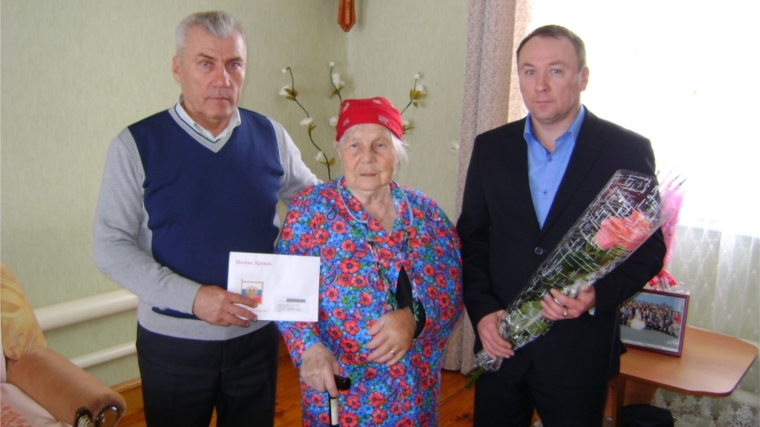 90-летняя жительница станции Тюрлема получила поздравление с юбилеем от президента Владимира Путина