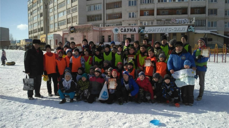 В Московском районе г. Чебоксары к физкультурно-массовой работе активно привлекают детей