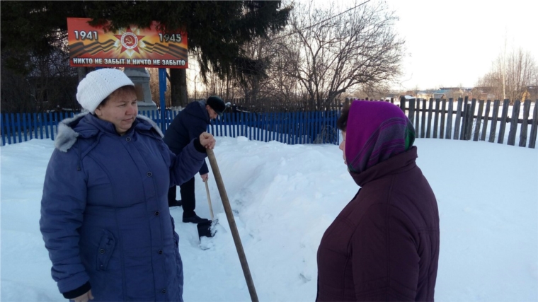 Акция &quot;Быть волонтером - это здорово!&quot; в Шорчекасинском СК