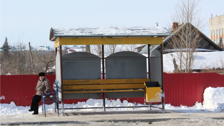 В городе Канаш установлен новый остановочный павильон «Никольская церковь»