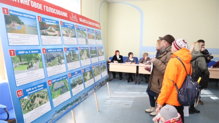 В Московском районе г. Чебоксары продолжается рейтинговое голосование