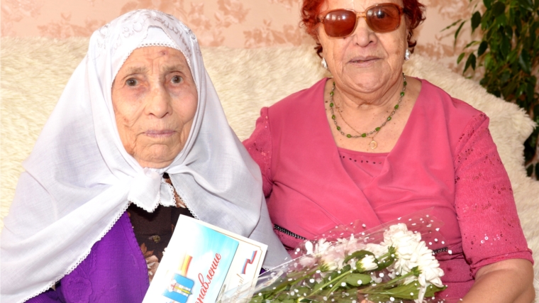 90 летие отмечает ветеран труда, труженица тыла, жительница с.Шыгырдан Ркия Миннивалиевна Бикчурина