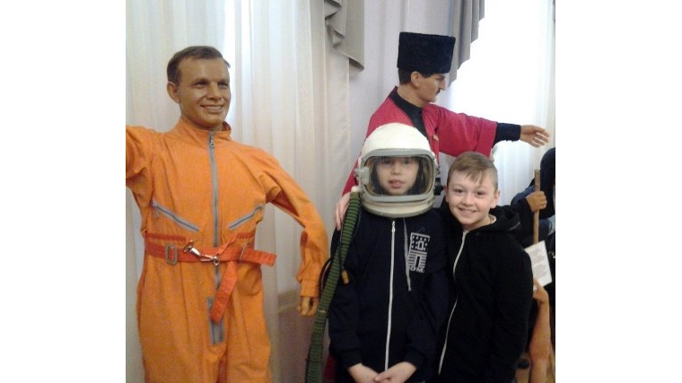 На выставке восковых фигур