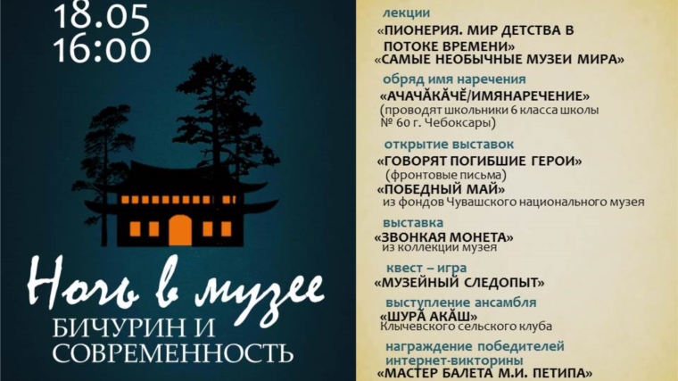 «Ночь музеев» – ежегодная акция, посвященная Международному дню музеев