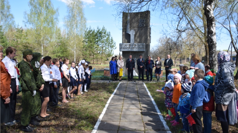 В сельских поселениях Красночетайского района состоялись торжественные мероприятия, посвященные 73-й годовщине Победы в Великой Отечественной войне
