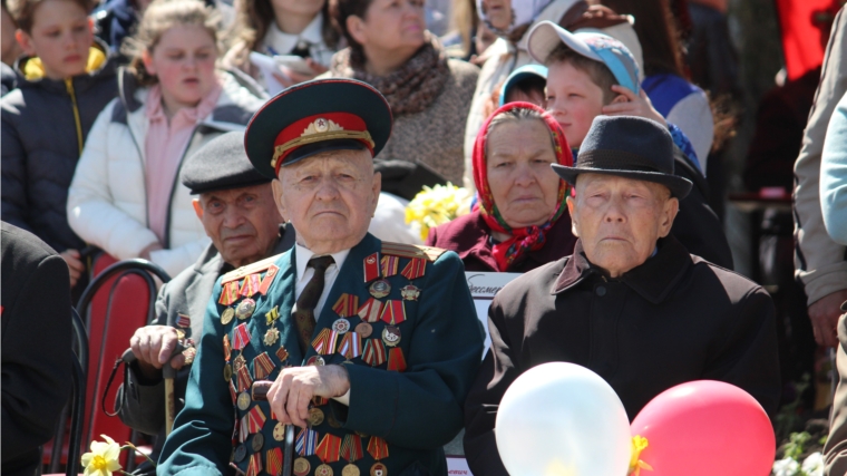 Митинг «Памяти павших будем достойны!» состоялся на Центральной площади города Канаш