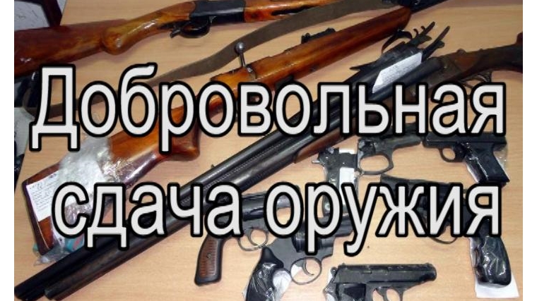 В Чебоксарх проводятся мероприятия по организации добровольной сдачи незаконно хранящегося огнестрельного оружия на возмездной основе