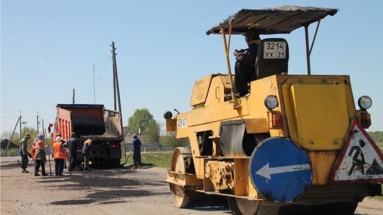 На дорогах Шумерлинского района начаты ремонтные работы дорог