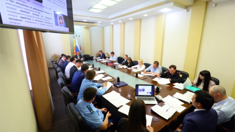 Глава администрации Чебоксар Алексей Ладыков провел заседание комиссии по профилактике правонарушений