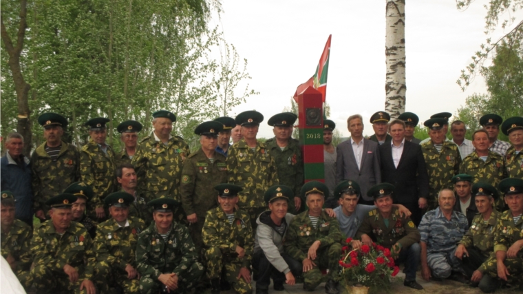 В пос. Новое Атлашево состоялось открытие пограничного столба