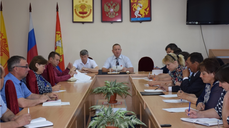 Красночетайский район: рабочее совещание с главами сельских поселений