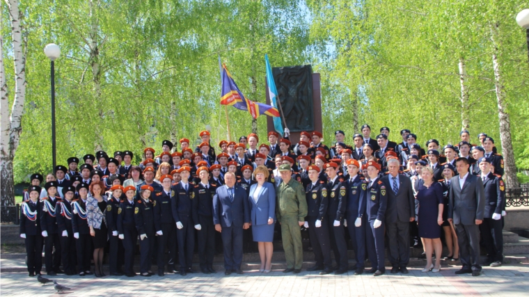 В городе Новочебоксарске впервые состоялось торжественное вручение свидетельств о завершении кадетского обучения