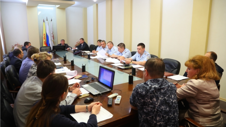 В администрации города Чебоксары обсудили актуальные вопросы обеспечения безопасности дорожного движения