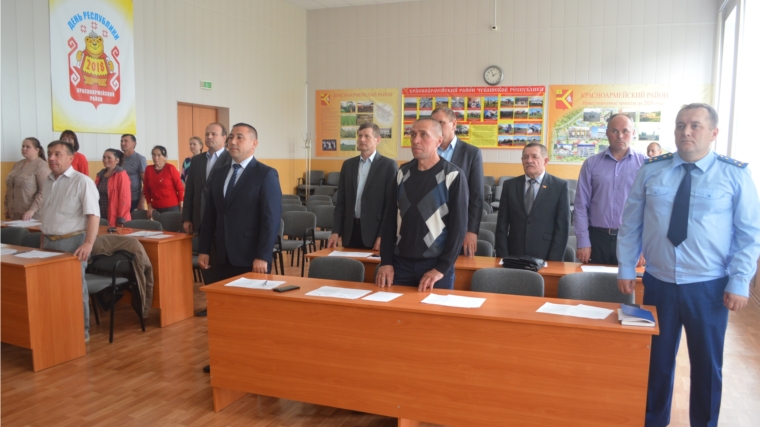 Состоялось заседание Собрания депутатов Красноармейского района шестого созыва