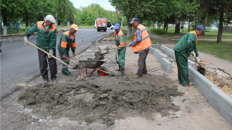 В Новочебоксарске продолжаются работы на объектах федеральной программы «Безопасные и качественные дороги»