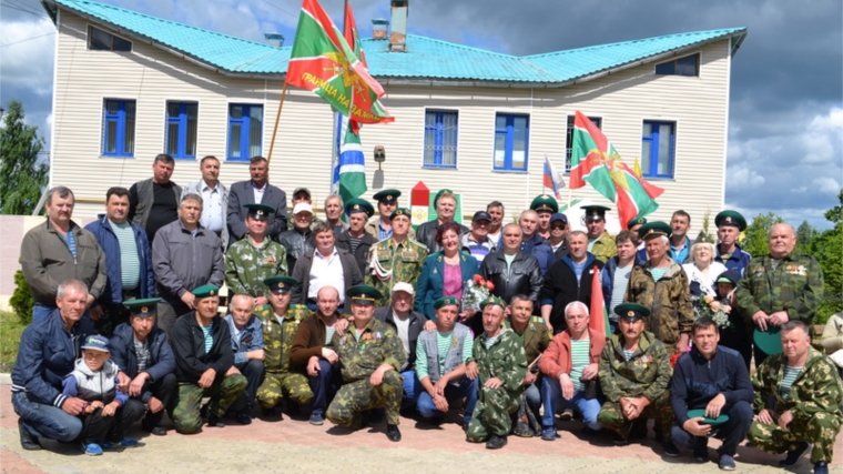 В Порецком районе установлен памятный знак - Пограничный столб