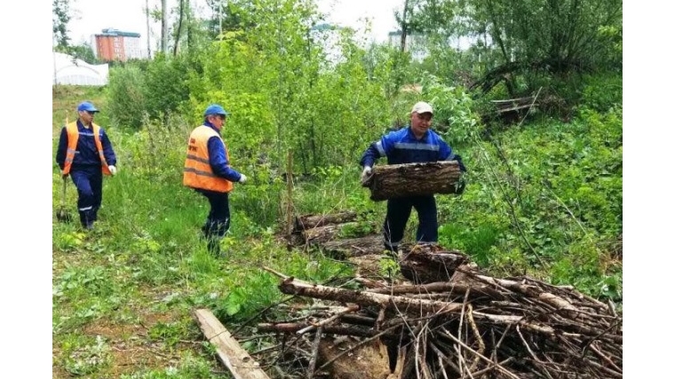 В Чебоксарах ведутся работы по благоустройству этнокомплекса «Амазония»