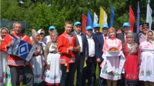 А.П. Коршунов принял участие в праздничных мероприятиях в с.Балабаш-Баишево Батыревского района