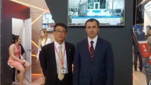Министр Владимир Аврелькин в составе официальной делегации Чувашской Республики принимает участие в Международной выставке «Иннопром»