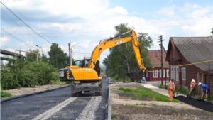 Строительство дороги по улице Комиссариатская