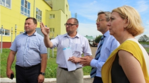 И.о. министра Инна Антонова ознакомилась с объектами строительства в г. Канаш