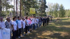 Экологический субботник в Заволжье на озере Изьяр