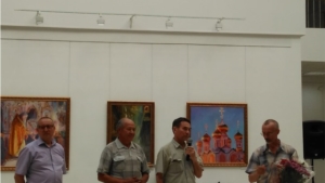 В Чувашском государственном художественном музее открылась юбилейная выставка Владислава Егорова «Грани творчества»