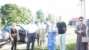 Родственники Волковых посетили Большешемердянское и Хочашевское сельские поселения