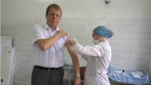 Сотрудники Республиканской клинической офтальмологической больницы Минздрава Чувашии прошли вакцинацию от гриппа