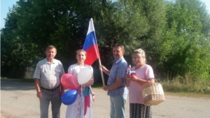 22 августа 2017 года в селе Октябрьское прошла акция посвященная Дню государственного флага Российской Федерации