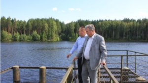 А.П. Коршунов посетил групповой водовод п. Ибреси Ибресинского района