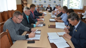 Состоялось очередное заседания Мариинско-Посадского районного Собрания депутатов в администрации Мариинско-Посадского района