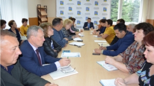 Плановое совещание в администрации Мариинско-Посадского района