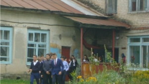 В основной общеобразовательной школе г. Мариинский Посад проведена эвакуация учеников и сотрудников школы