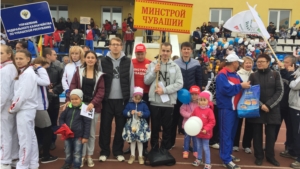 Команда Минстроя Чувашии приняла участие в легкоатлетической эстафете газеты «Советская Чувашия»