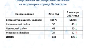 О работе с детьми по профилактике правонарушений в городе Чебоксары