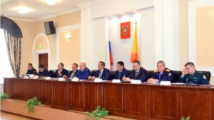Расширенное заседание координационного совещания руководителей правоохранительных органов Чувашской Республики