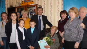 95-летний юбилей отмечает Варганова Зинаида Васильевна, жительница с. Никольское Ядринского района