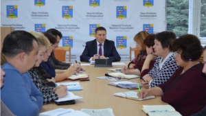 Еженедельное совещание с главами поселений Мариинско-Посадского района