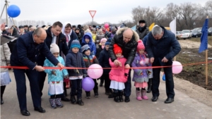 Ввод в эксплуатацию автомобильной дороги по ул. Кутузова в д. Верхнее Турмышево