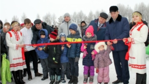 В д. Одаркино Моргаушского района состоялось торжественное открытие новой автомобильной дороги