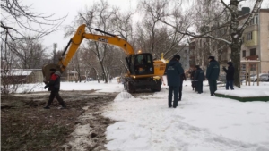 Ситуация в центре Чебоксар с водоснабжением и движением транспорта – под контролем